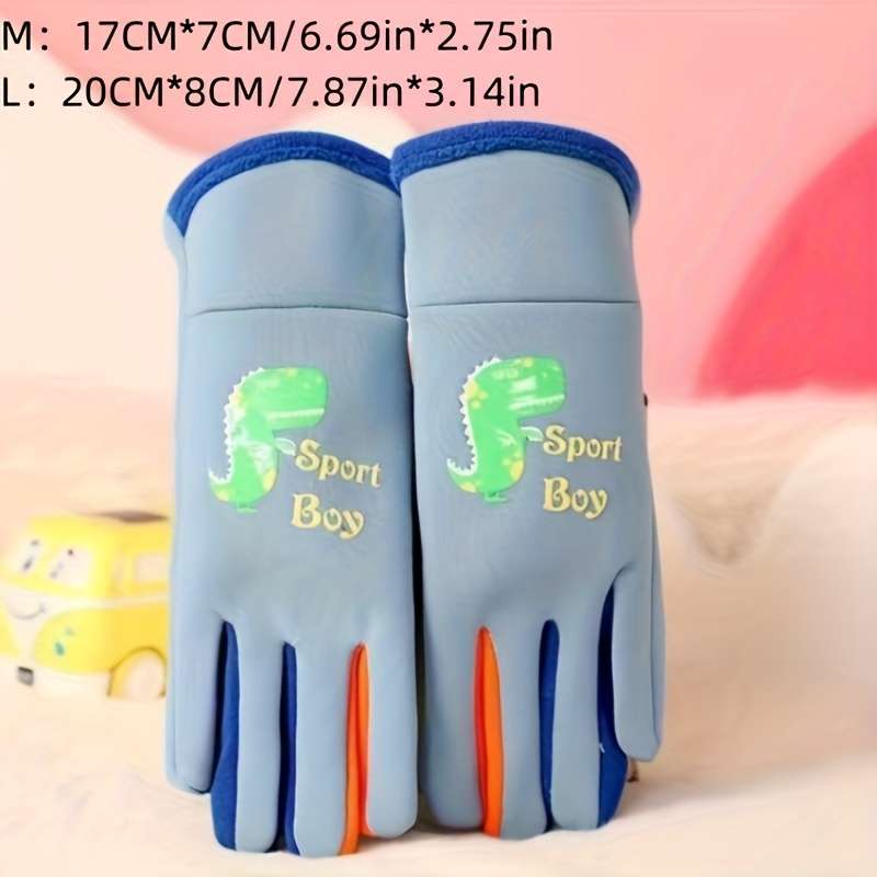 Winter Gloves Color Light Grey Applicable People M   3 To 7Y