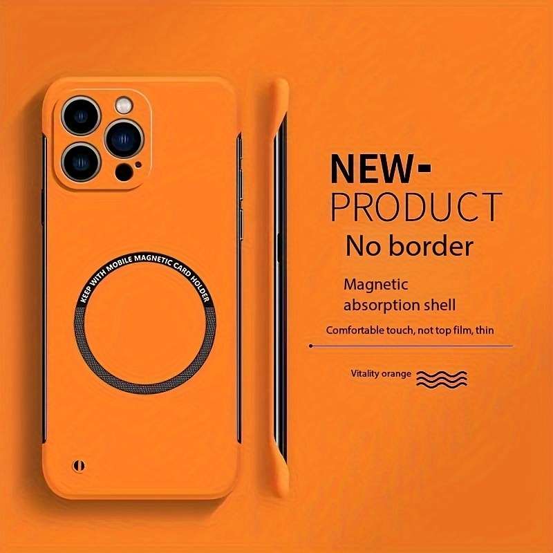 1Pc Orange For iPhone 13 Pro Phone Case Phone Cover
