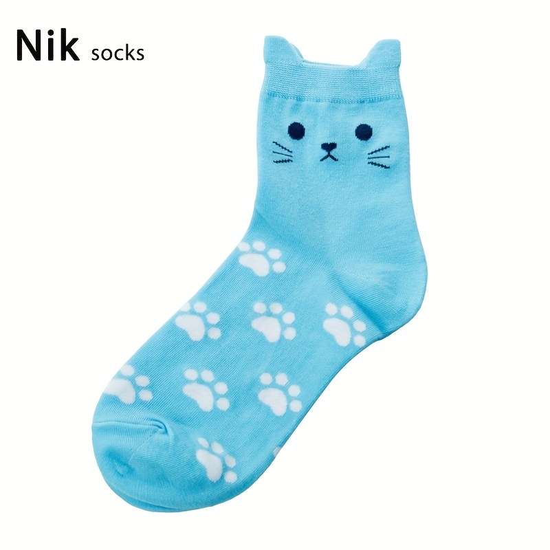5 Pairs Of Mixed Colors High Elastic Socks