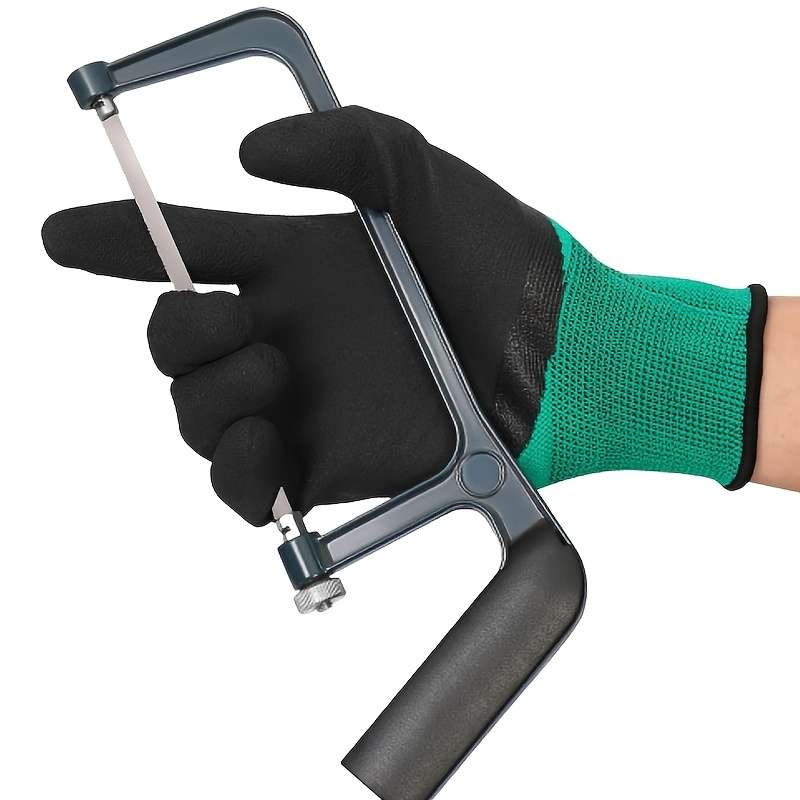 1 Pair Green Multi Purpose Work Gloves