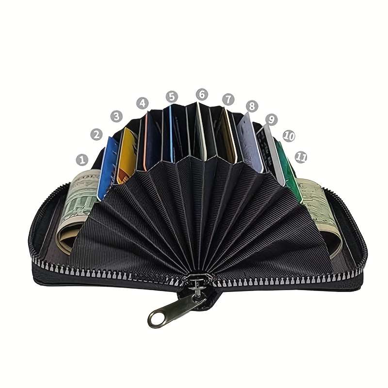 1pc Fashion Bank Card Business Card Wallet Men's Organ Card Holder Credit Card Holder and ID Hold