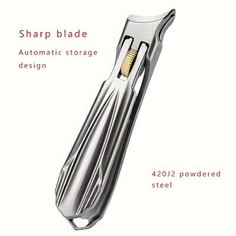 1pc Stainless Steel Nail Clippers with Precision Slant Edge Sharp Durable for Thick  Ingrow