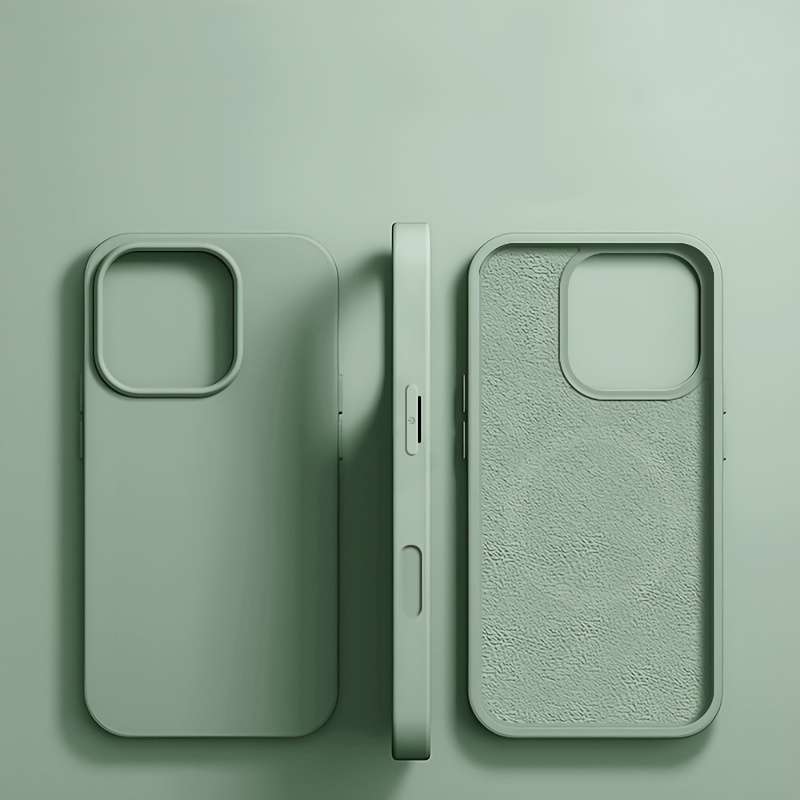 1Pc Green For iPhone 16 Pro Phone Case Phone Cover
