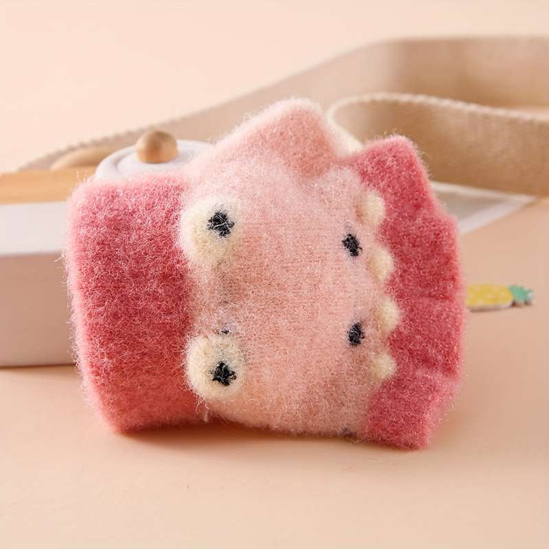 Winter Gloves Color Beige Color Size 6 To 24 Months