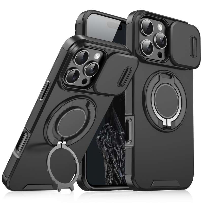 1Pc Black For iPhone 16 Pro Max Phone Case Phone Cover