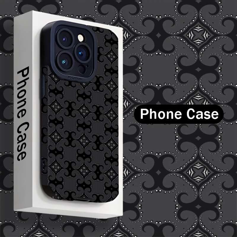 1Pc Mixed Color  For iPhone 7 Plus 8 Plus Retro Texture Pattern Phone Case