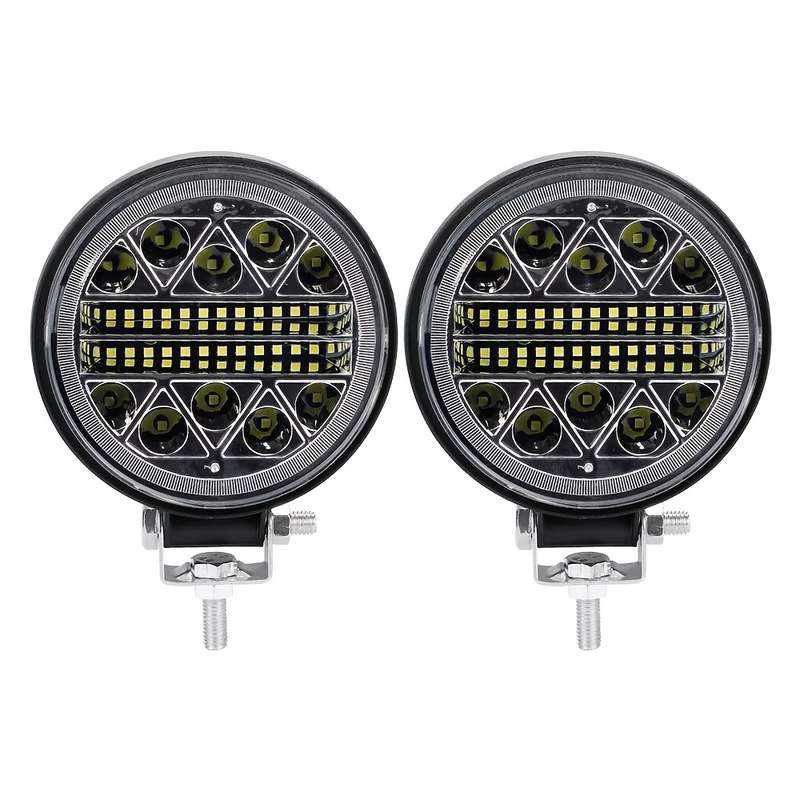 2pcs Led Bar Spotlights 10.16cm Car Headlights Led 12V 24V Led Fog Lamp Super Bright