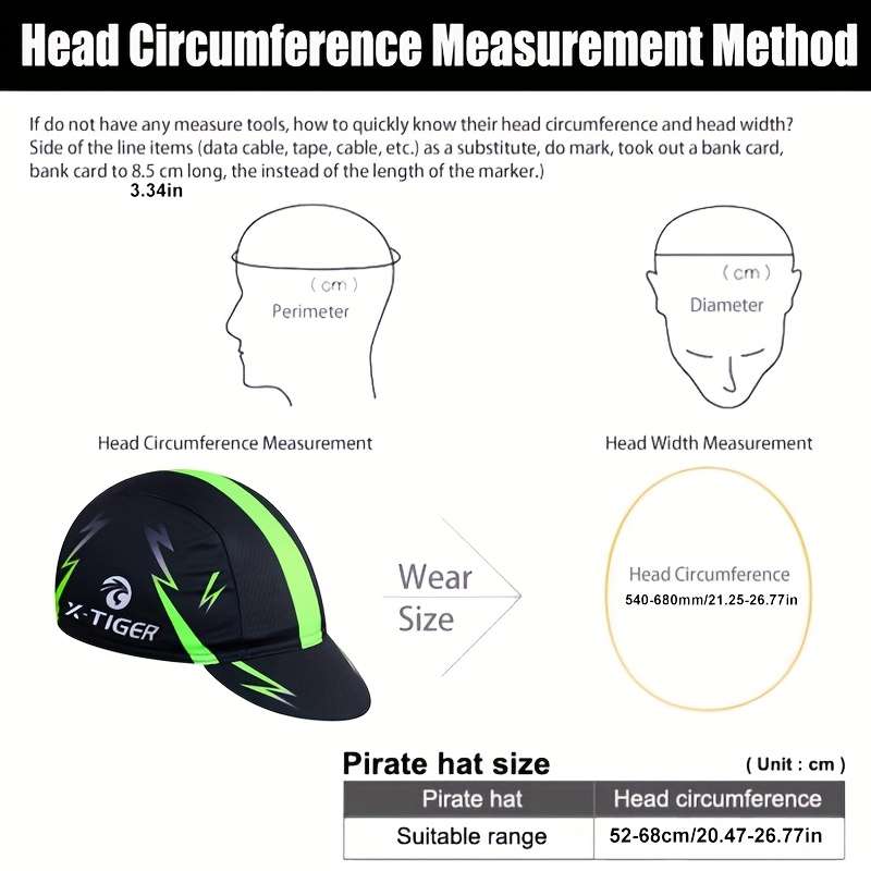 1pc X-TIGER Summer Cycling Cap Made of Breathable And Cool Suitable for Both Men And Women Desig