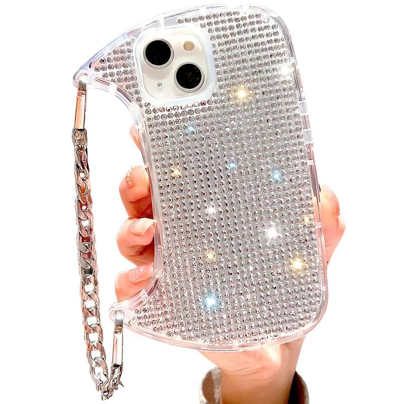 1Pc Mixed Color For iPhone 15 Plus Luxurious Diamond Phone Case