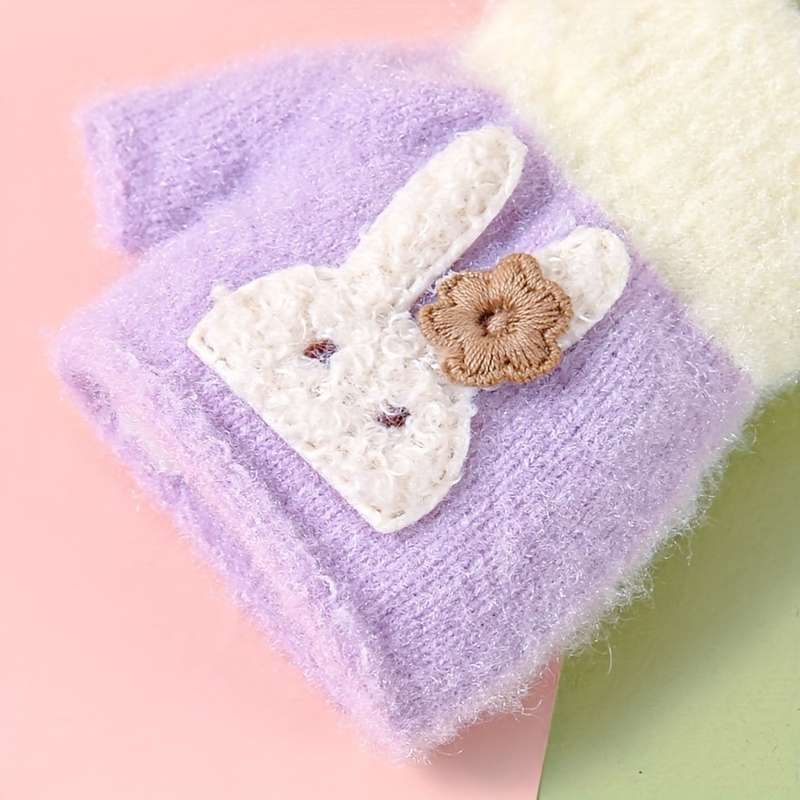 Winter Gloves Color Pink