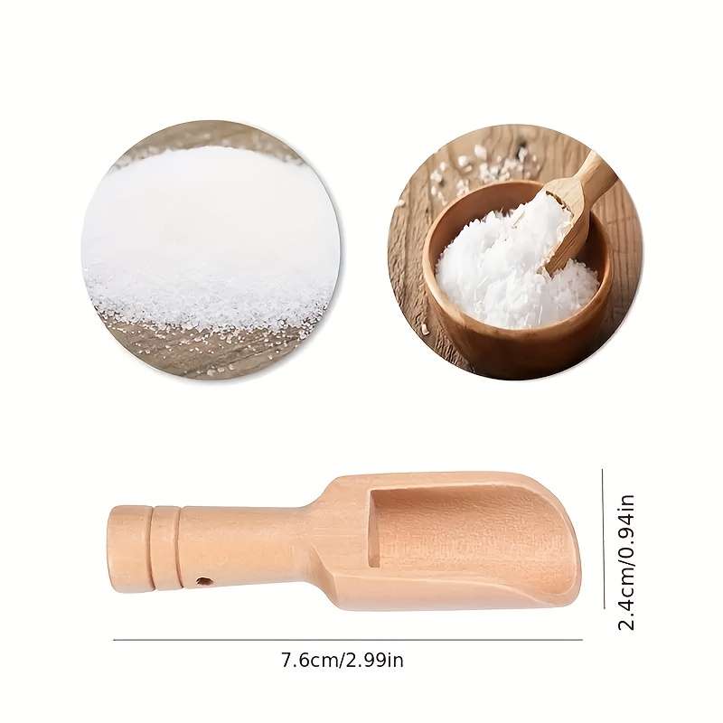 1pc Wooden Spoon for Seasoning Ideal for Measuring Tea Honey Coffee And Salt