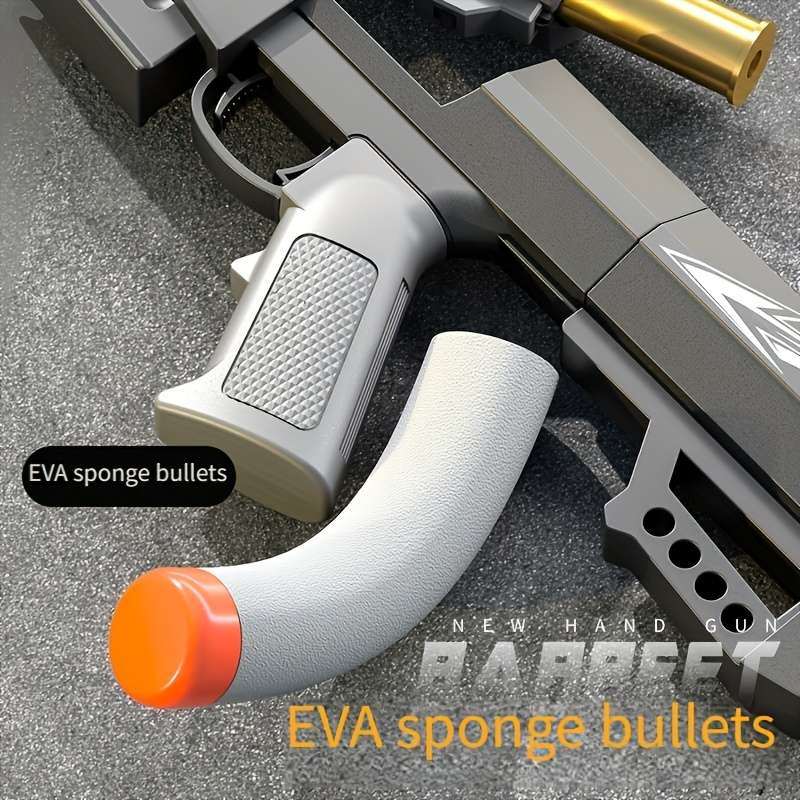 Toy Guns Color Large New Barrett   Gray Soft Air Gun