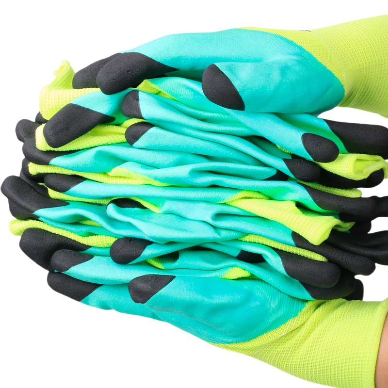 1Pair Black Finger Thickened Multi Purpose Work Gloves