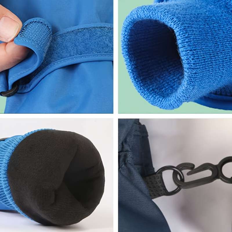 Winter Gloves Color Navy Blue