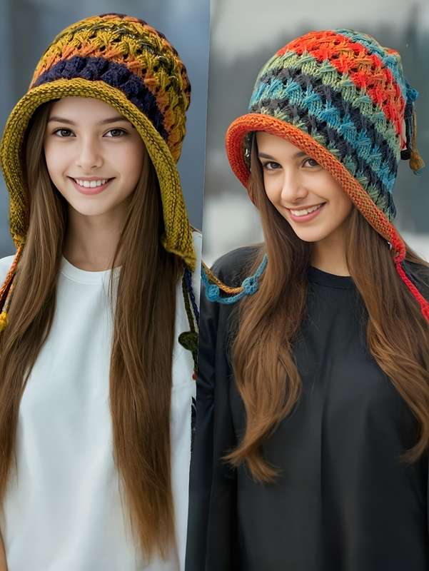 Winter Hat Style Mixed Color Model A