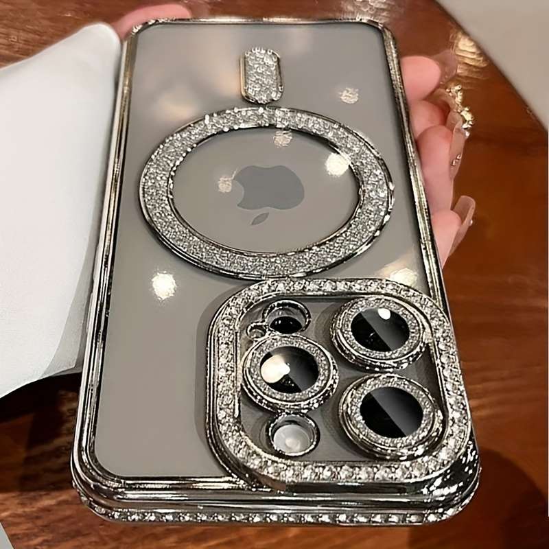 1Pc Black For iPhone 16 Pro Max Phone Case Phone Cover
