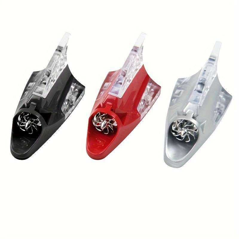 1pc Car Shark Fin Warning Light Wind Power LED Flashing Lamp for Car Antenna Signal f