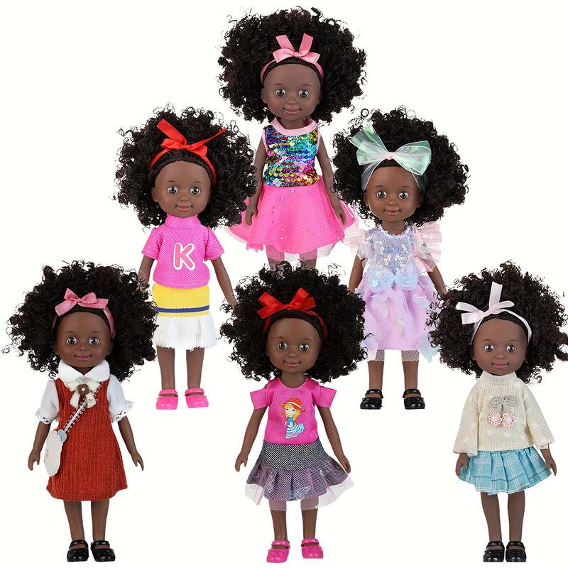 Toy Dolls Style ST Q10 070C Colorful Yarn Skirt