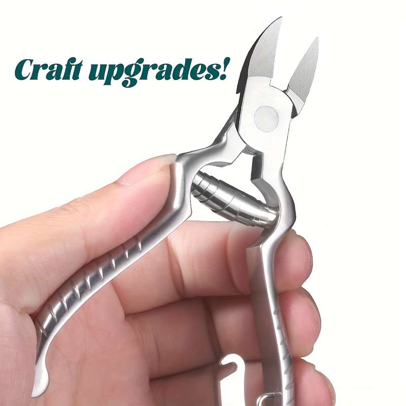 1pc Professional Thick Nail Clipper Set for Seniors Stainless Steel Odorless Toenail Care Ki