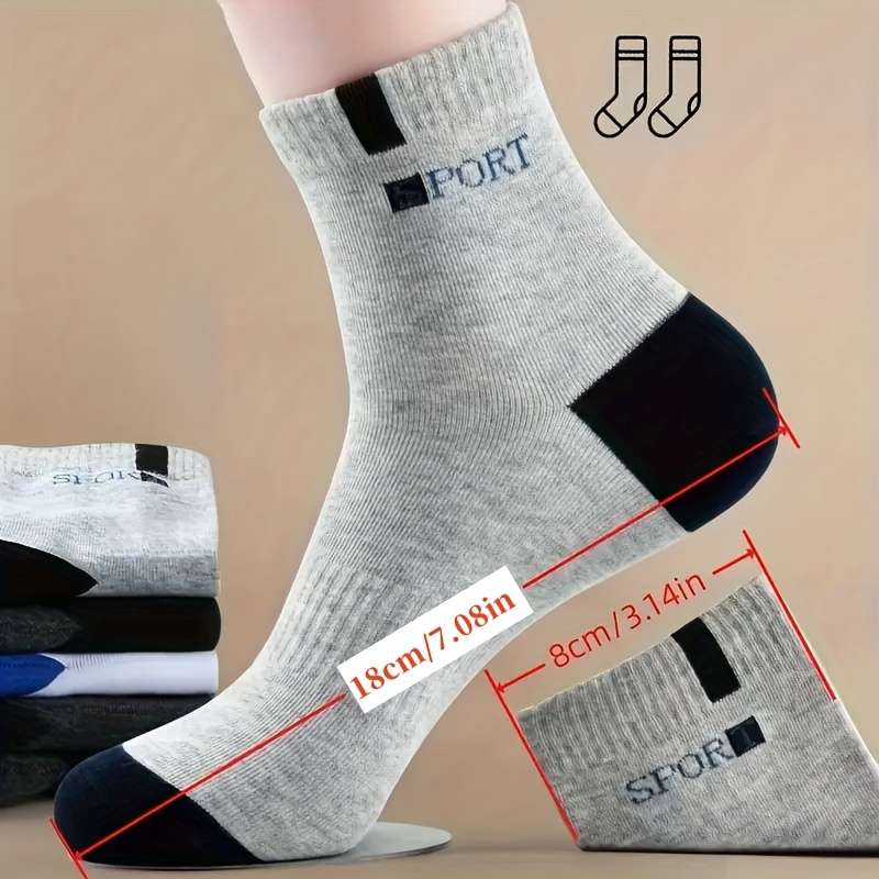 5 Pairs Assorted One Size High Elastic Socks