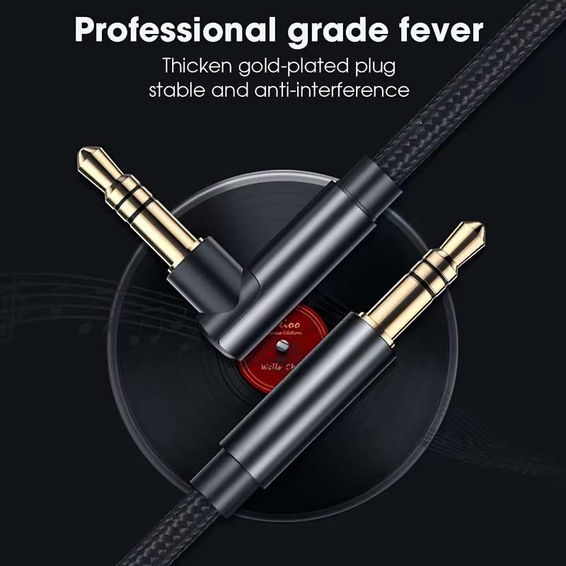 1 x 3.5 Mm Aux Audio Cable Male To Male Auxiliary Cable 100 Cm