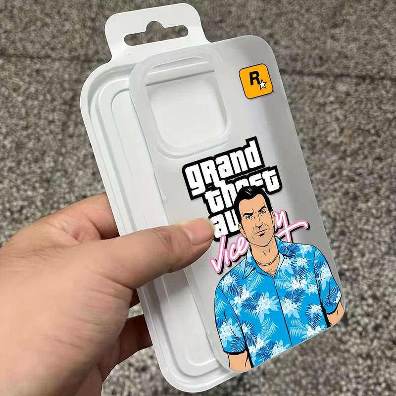 1Pc Mixed Color  For iPhone 11 Theft Auto Game Phone Case