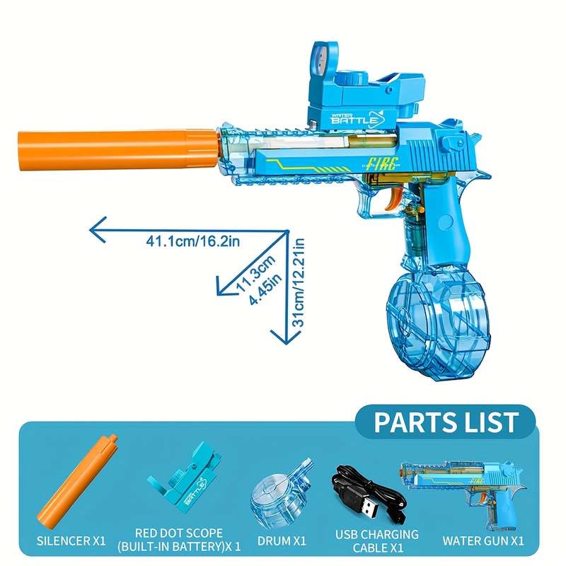 Toy Guns Color Blue
