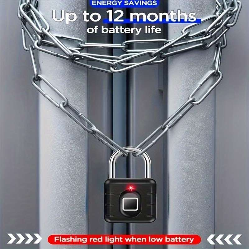 Lock Style Fingerprint Version Padlock