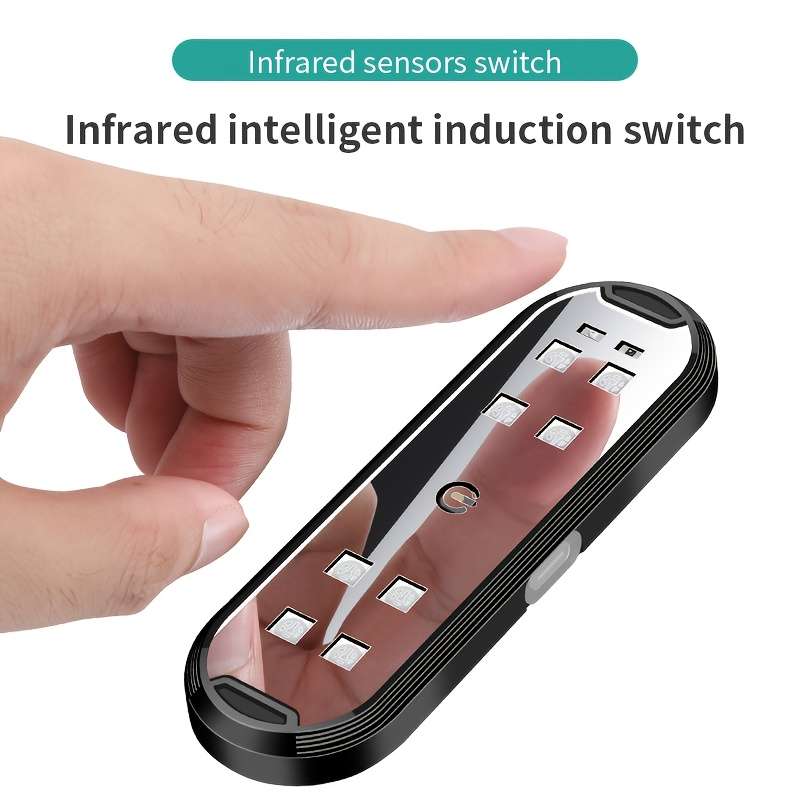 1pc Car Door Sensor Light Anti-collision Wire-free Car Door Lighting Colorful LED Amb