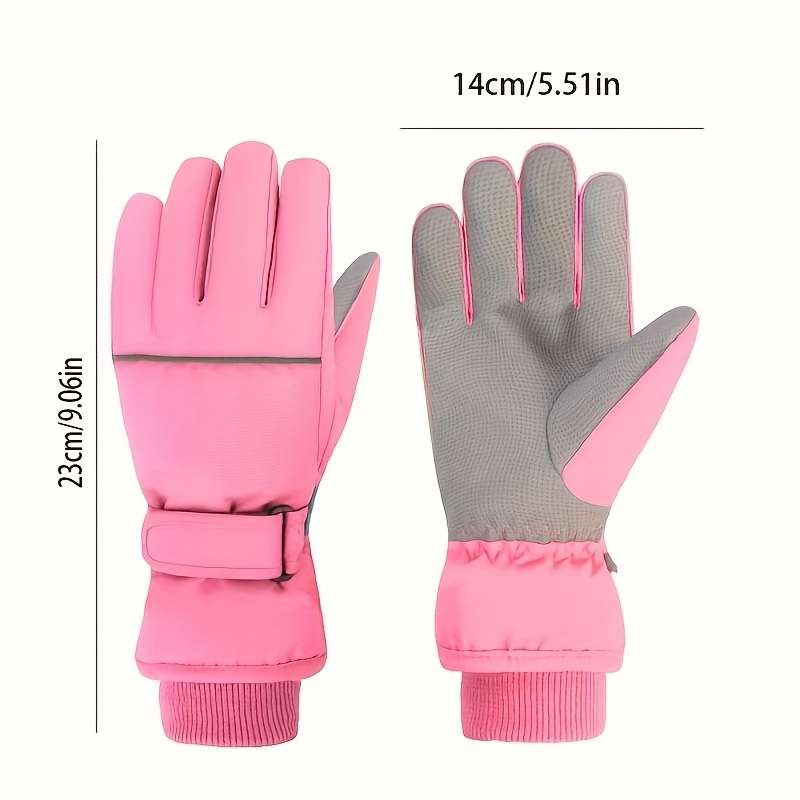 Winter Gloves Color Navy Blue