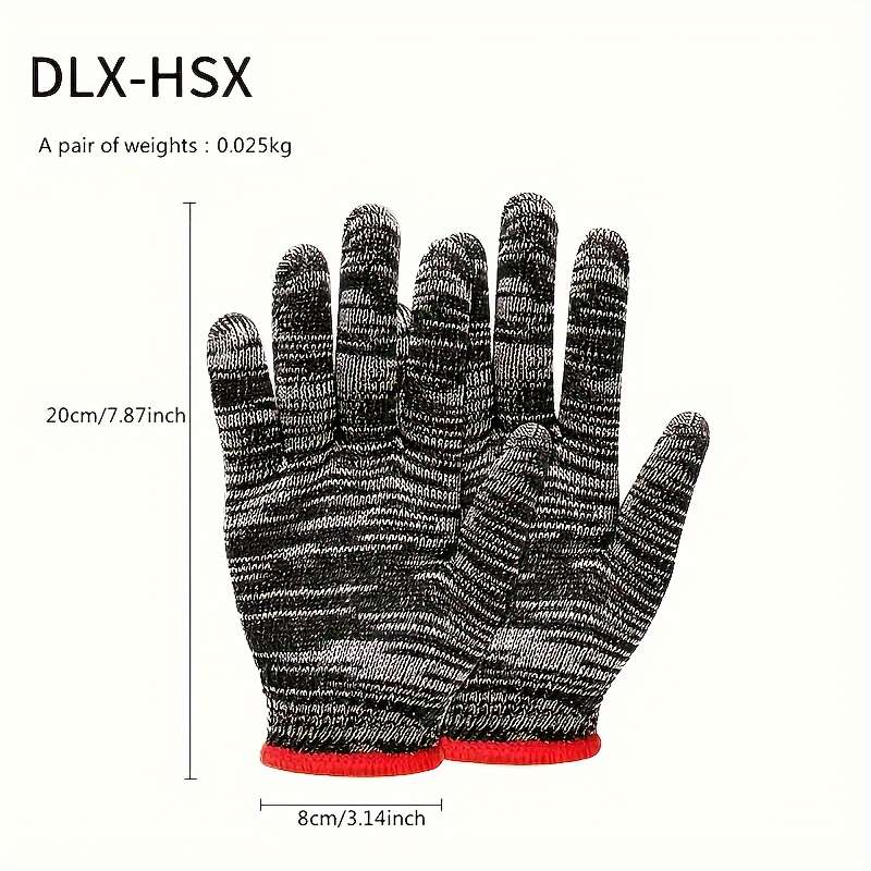 Work Gloves Color 12Pcs  Six Pairs