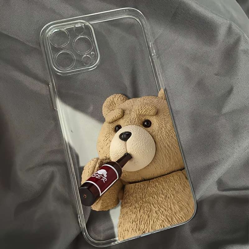 1Pc Transparent Black For iPhone 13 Phone Case Phone Cover