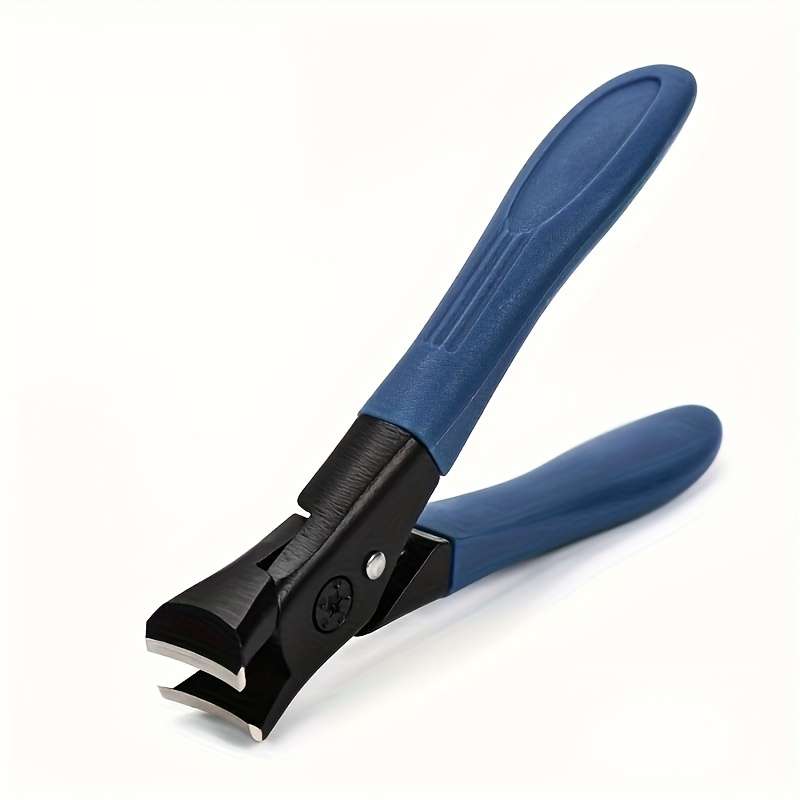 1pc Heavy-Duty Nail Clipper with Protective Cover C Ergonomic Grip Stainless Steel Blade for T