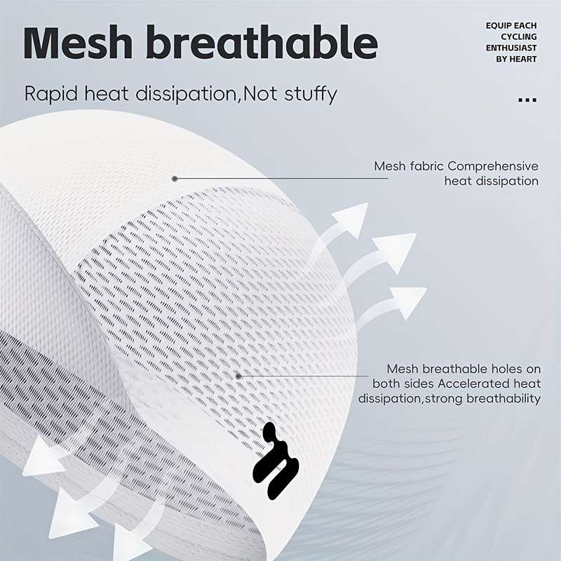 1pc WEST BIKING Cycling Cap Helmet Visor Breathable Mesh Summer Bike Cap Liner Polyester Fiber U
