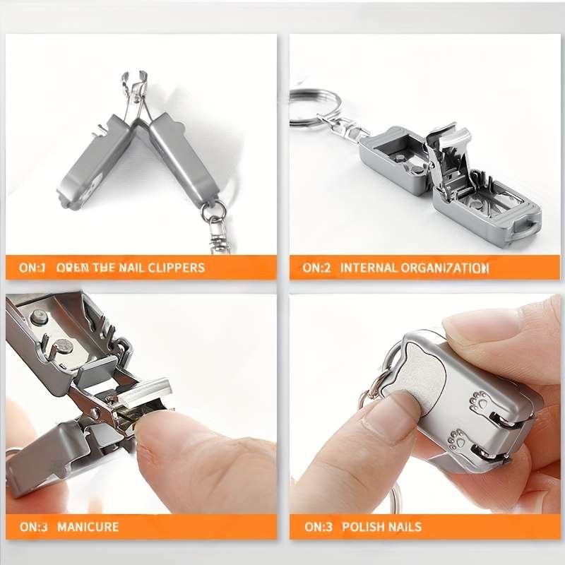 1pc Precision Professional Nail Clippers Super Sharp Folding Nail Trimmer and Edge Cutter Su