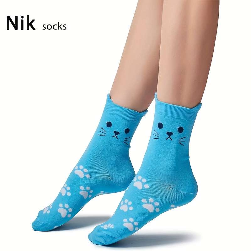 5 Pairs Of Mixed Colors High Elastic Socks