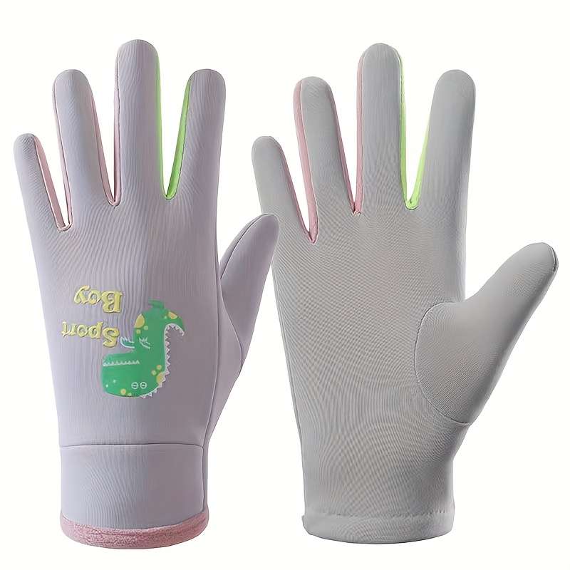 Winter Gloves Color Light Grey Applicable People M   3 To 7Y