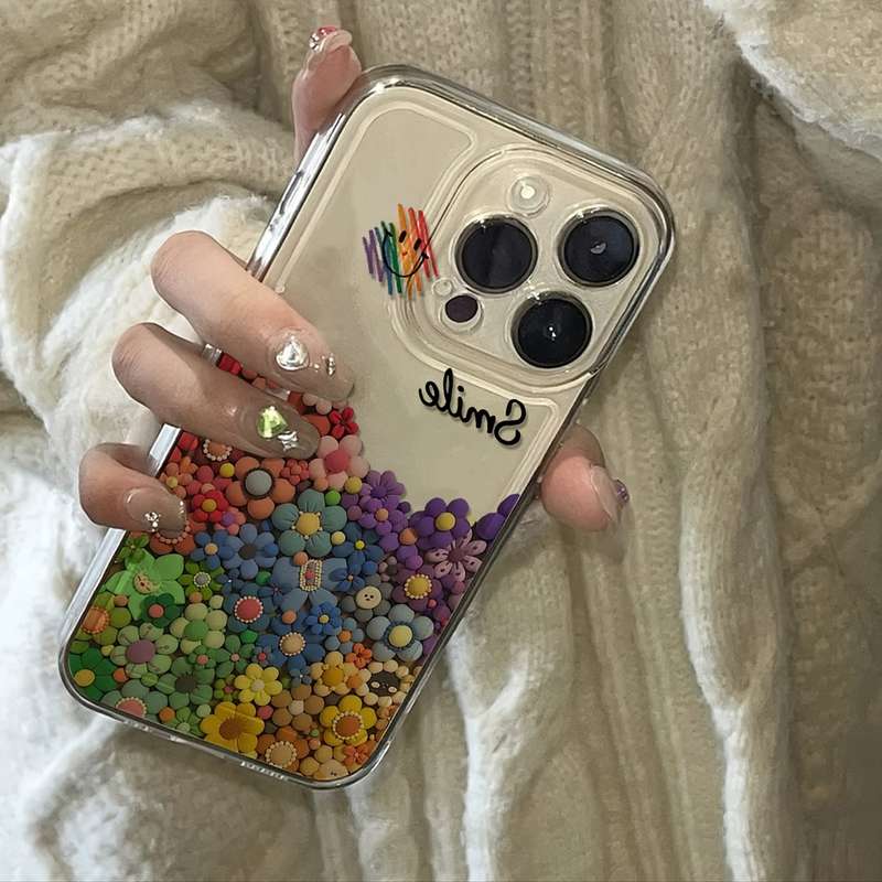 1Pc Transparent For iPhone 14 Plus Phone Case Phone Cover