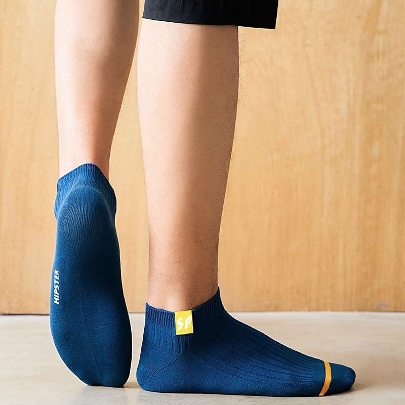 5 Pairs Of Mixed Colors One Size High Elastic Socks