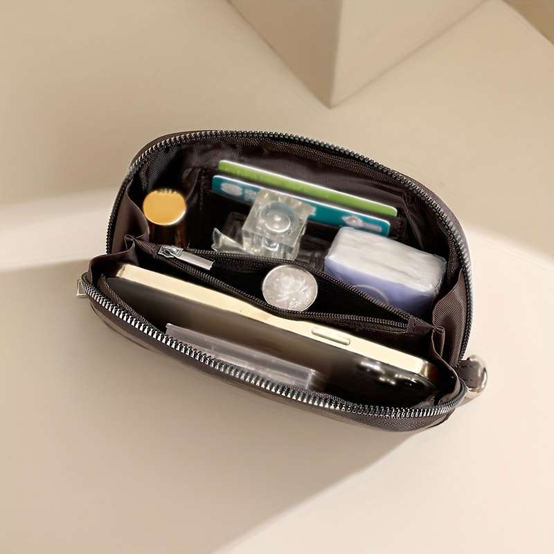 1pc 2025 New Fashion Women'S High-End Long Wallet Minimalist Design Black Apricot Coffee Light Br