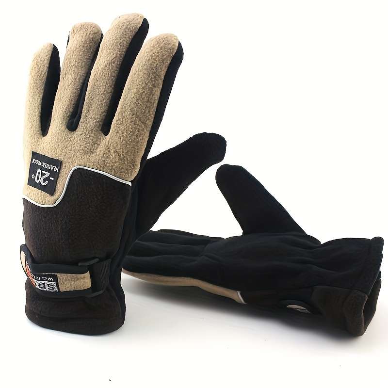 Winter Gloves Color Men To Blue