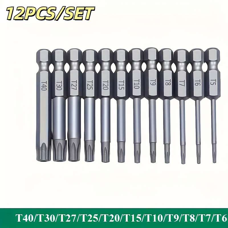 Screwdriver Bit Tool Set Size 100Mm 11Pcs Set