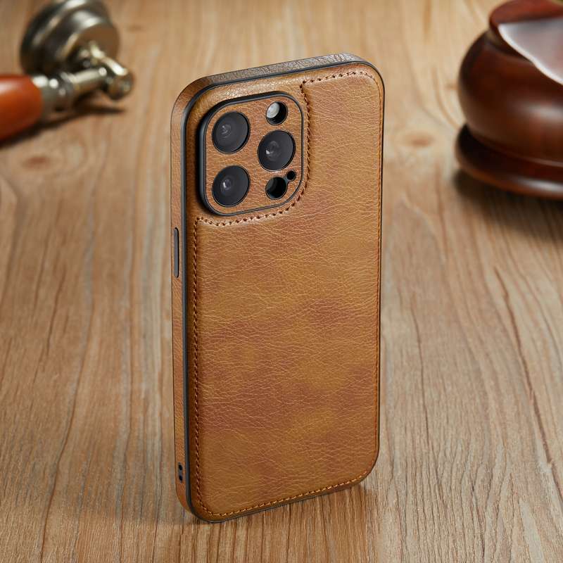 1Pc Brown For iPhone 16 Pro Phone Case Phone Cover