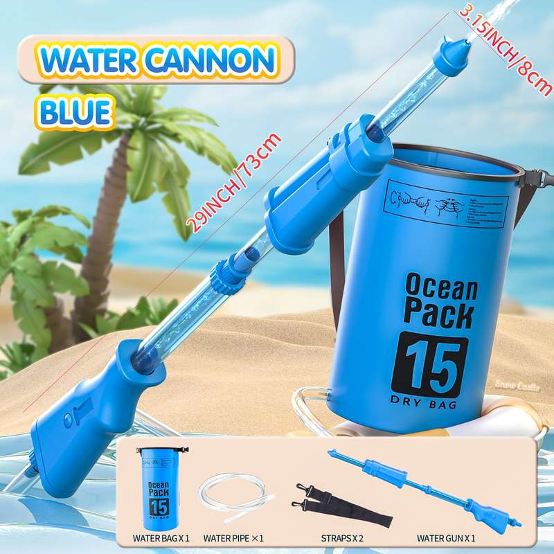 Toy Guns Color 15 Liter Large Capacity Blue