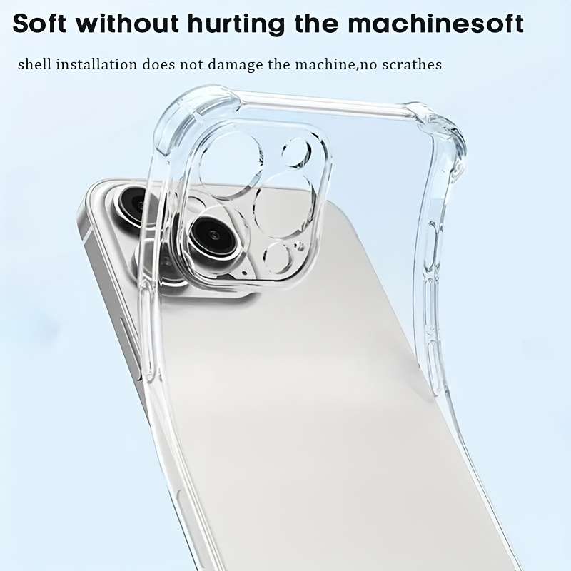 1Pc Transparent For iPhone 12 Pro Max High-End Clear Case