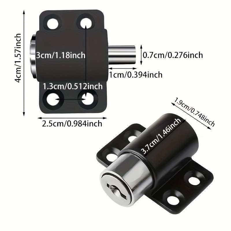 Lock Model 9 Piece Sliding Door Lock Set