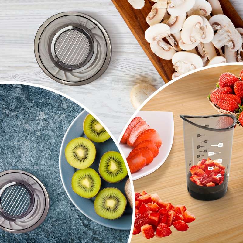 1pc Manual Food Slicer Chopper Versatile Kitchen Gadget for Salads Stir Fry More Easy