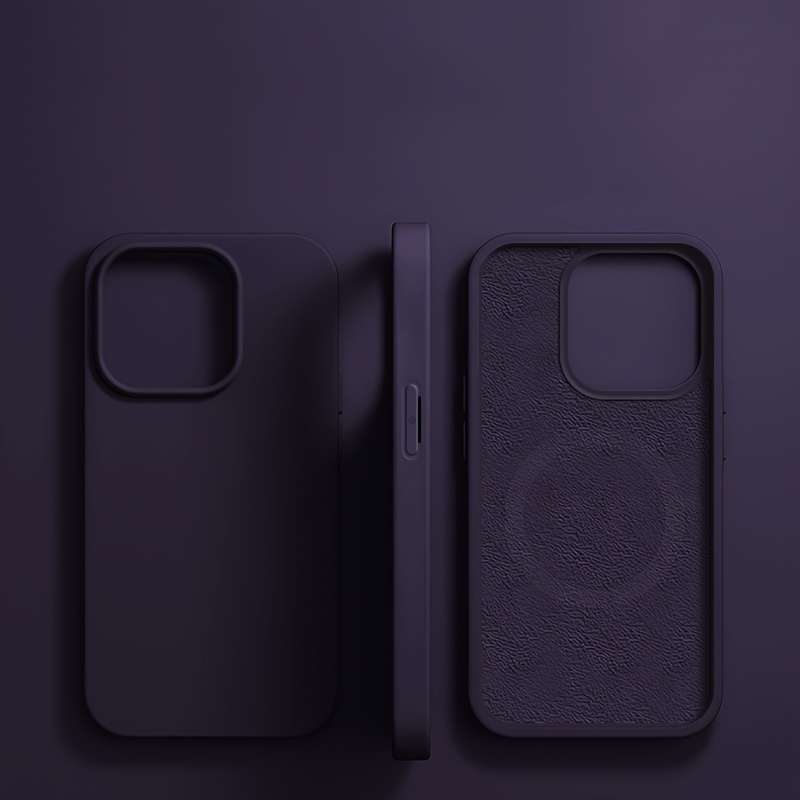 1Pc Deep Purple For iPhone 11 Phone Case Phone Cover