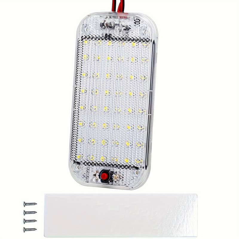 1pc 12V 800 Lumens Super Bright LED Ceiling Dome Light for RV Car Trailer Truck Camp