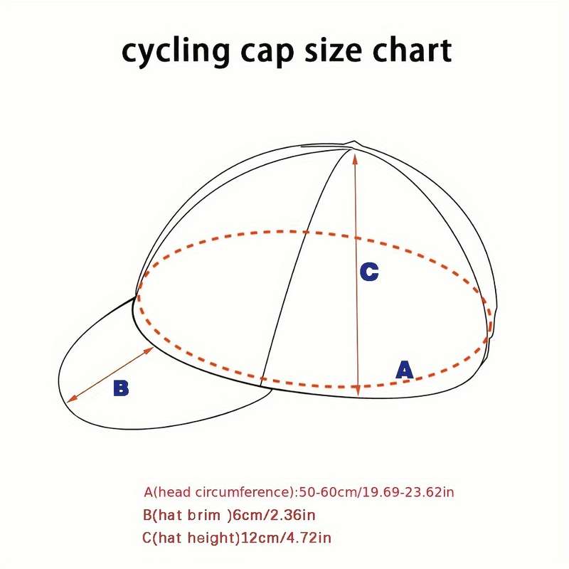 1pc Quick-Dry Cycling Cap Breathable Sun-Protective Sports Hat for Riding Running Fishing M